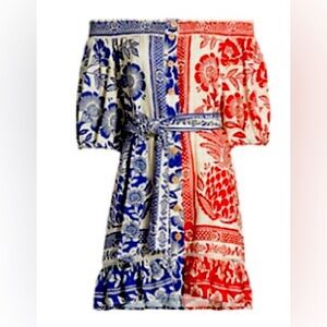 Farm Rio off shoulder dress.